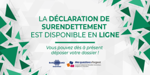Déposer un dossier de surendettement en ligne