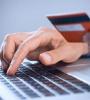 achat en ligne - carte - main -ordinateur