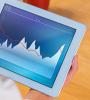 tablette courbe chiffres