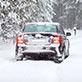 Voiture dans la neige