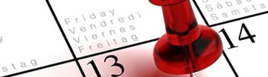 calendrier punaise