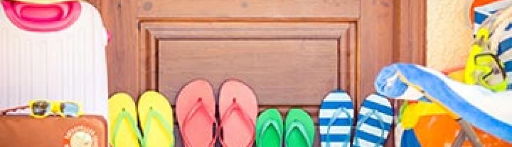 valises tongs vacances