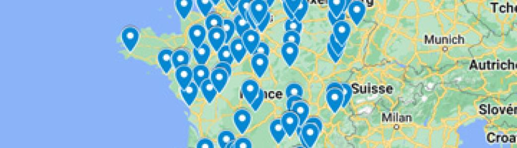 Carte des actions de la semaine de l'éducation financière 2023
