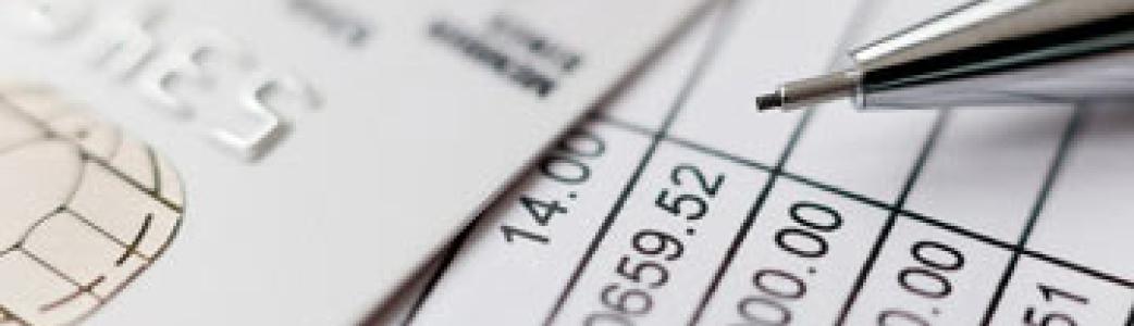 carte bancaire et relevé
