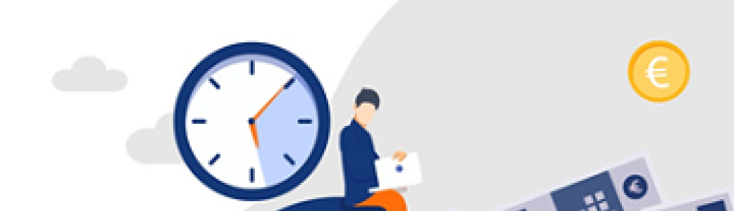 illustration horloge placement retraite