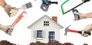 Outils pour faire des travaux dans une maison