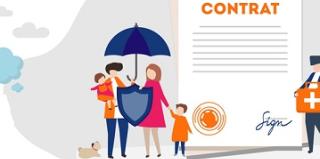 illustration assurance famille