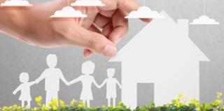 maison decoupage famille