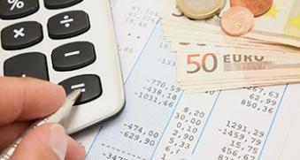 feuille impôt avec calculatrice