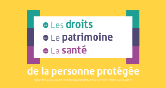 Cahier "Les droits, le patrimoine, la santé" de la personne protégée