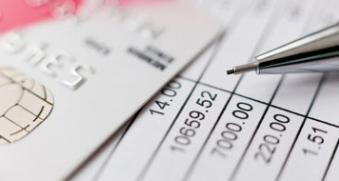 carte bancaire et relevé