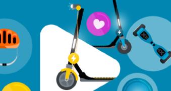Trottinette et gyropode