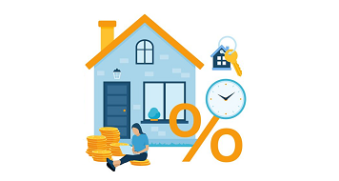 illustration maison credit emprunt