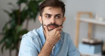 homme avec difficultés