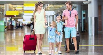 vacances famille valises