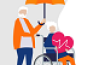 illiustration assurance santé handicap.