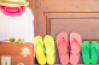 vacances tongs valises