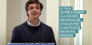 Vidéo - Répercussion du pacs sur l’impôt sur le revenu