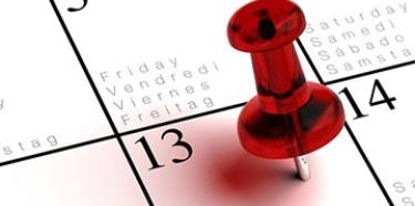 calendrier punaise