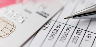 carte bancaire et relevé