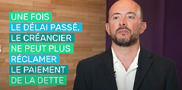Qu'est-ce que le délai de forclusion pour une dette ?